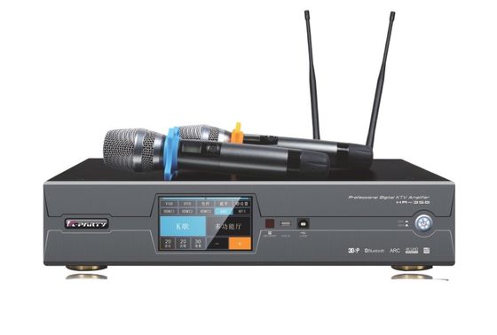 Amplificador de potência profissional da série KR com microfone sem fio 20Hz-20KHz