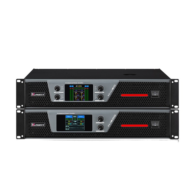 Amplificador de potência da série D K Profissional 1000w 800w Amplificador de potência