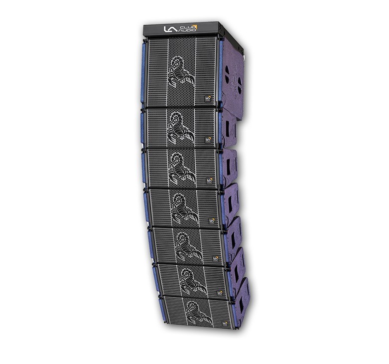 LA-10/LA-18B Line Array Full Range Alta-falantes Impotente Polyuréia Spray Paint